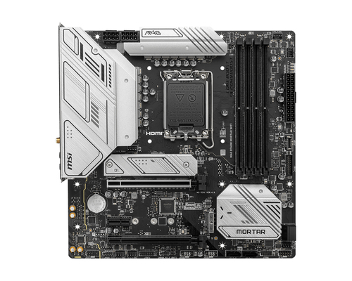 foto del prodotto msi mag b760m mortar wifi ii intel b760 lga 1700 micro atx
