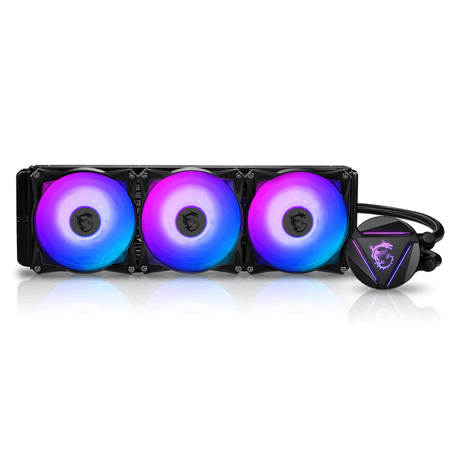 foto del prodotto msi mag coreliquid e360 sistema di raffreddamento per computer scheda madre, processore kit di raffreddamento a liquido 12 cm nero