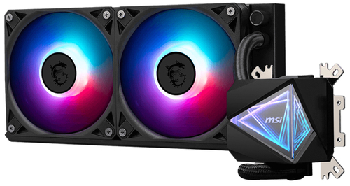 foto del prodotto msi mag coreliquid i240 case per computer raffreddatore di liquidi tutto in uno 12 cm nero 1 pz