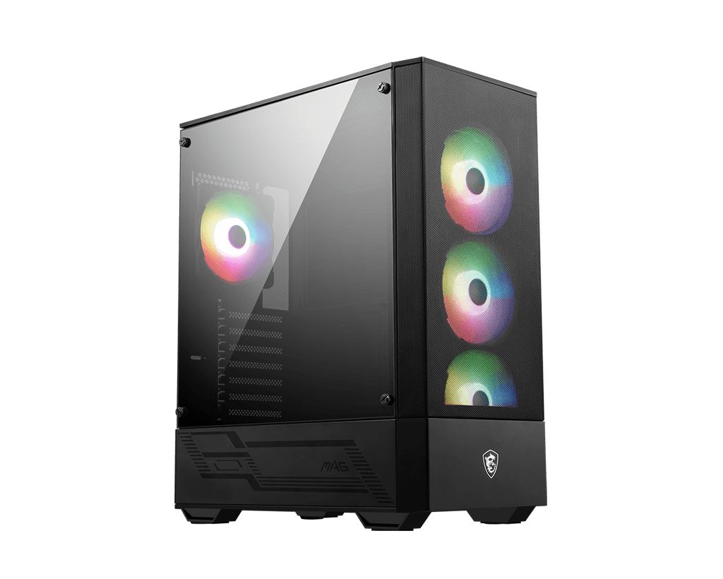 foto del prodotto msi mag forge 112r midi tower nero, trasparente
