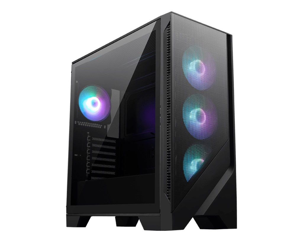foto del prodotto msi mag forge 320r airflow micro tower nero, trasparente