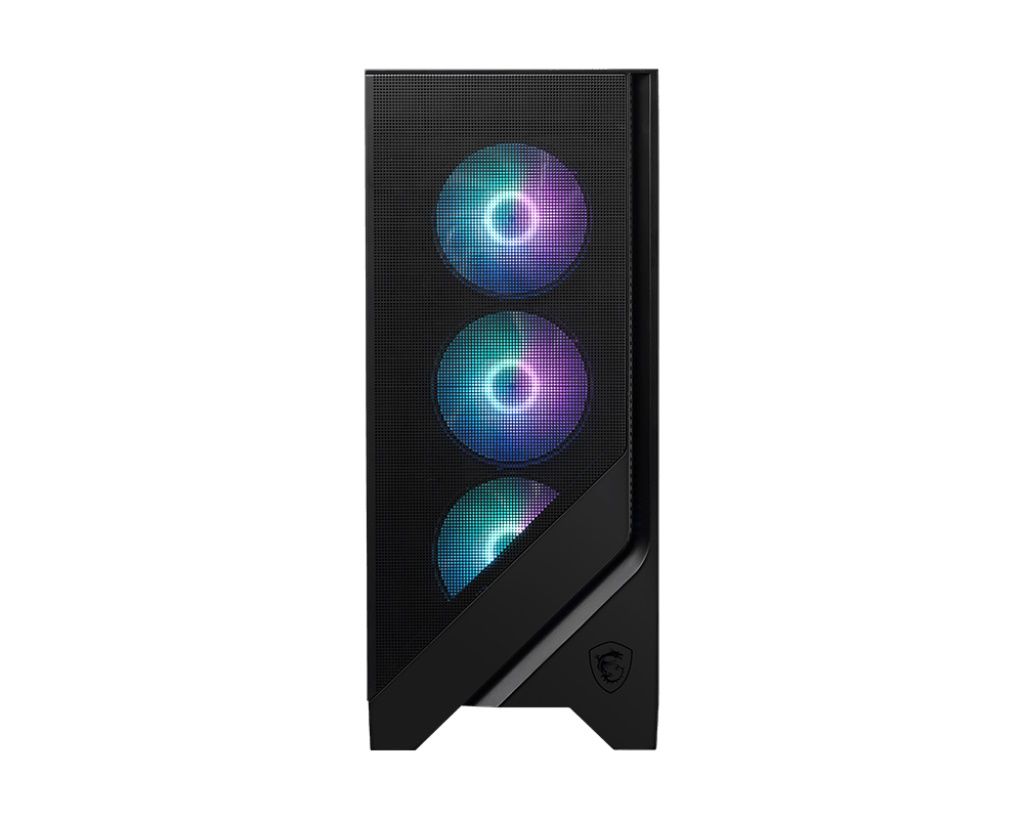 foto del prodotto msi mag forge 321r airflow computer case midi tower nero, trasparente