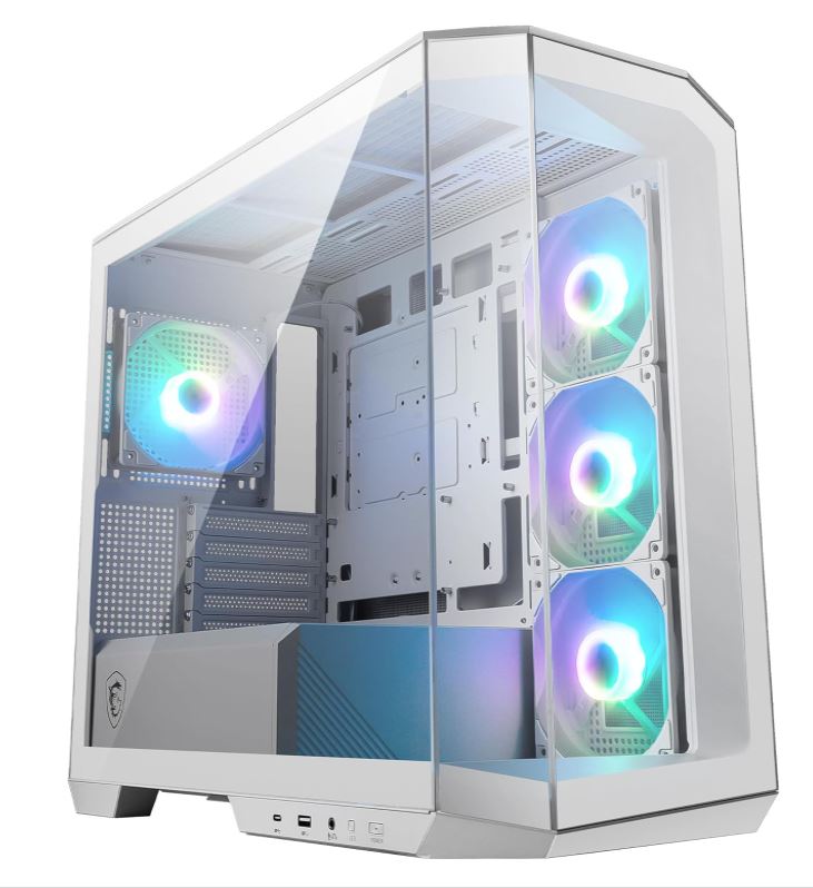 foto del prodotto msi mag pano 100r pz midi tower bianco