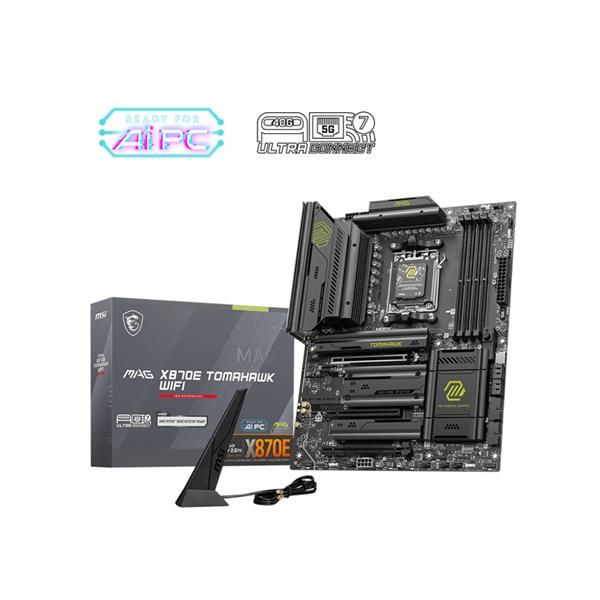 foto del prodotto msi mag x870e tomahawk wifi scheda madre amd x870e socket am5 atx