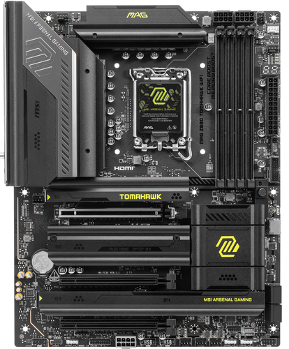 foto del prodotto msi mag z890 tomahawk wifi scheda madre intel z890 lga 1851 socket v1 atx