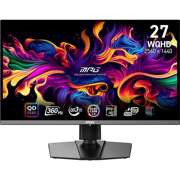 foto del prodotto msi mpg 271qrx qd oled monitor pc 67,3 cm 26.5 quot 2560 x 1440 pixel wide quad hd nero 9s6 3cd79a 001