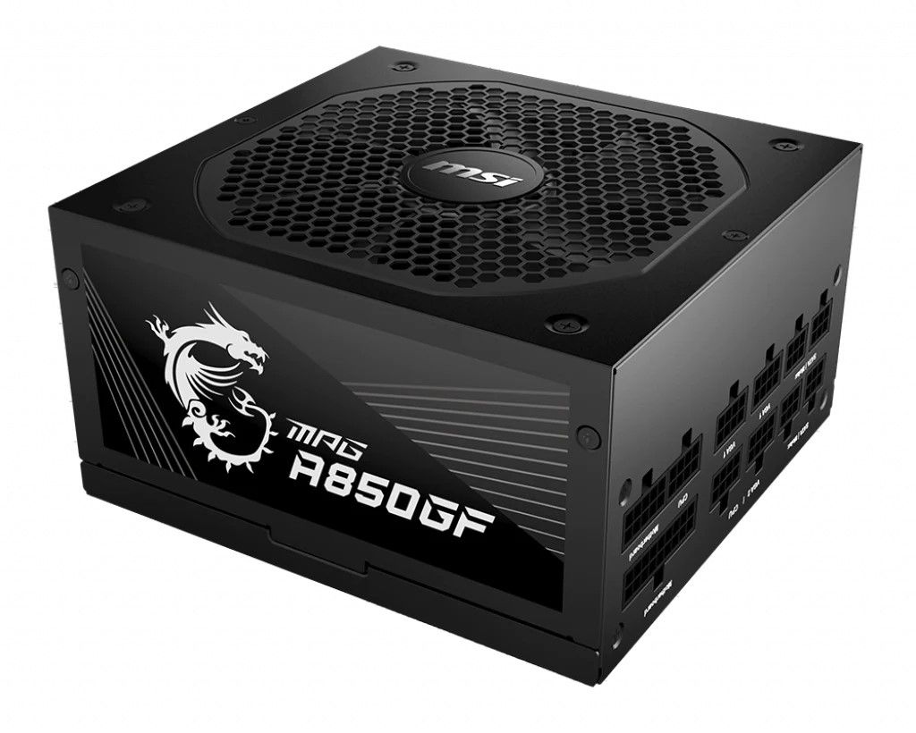 foto del prodotto msi mpg a850g pcie5 alimentatore per computer 850 w 24 pin atx atx nero