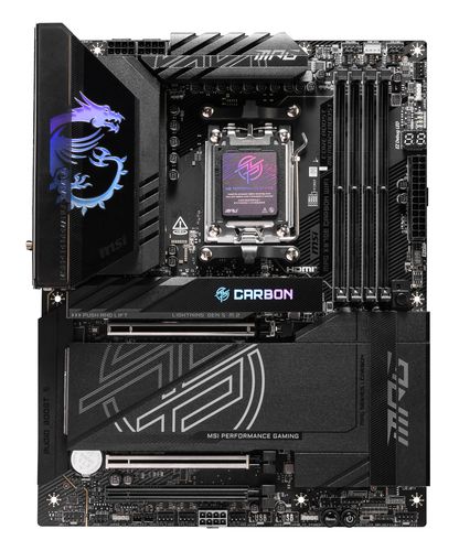 foto del prodotto msi mpg x870e carbon wifi scheda madre amd x870e socket am5 atx