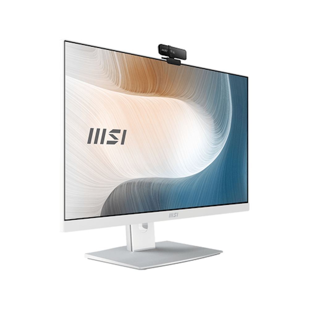 foto del prodotto msi pc aio 21,5 touch white ap222t 13m 017it intel pentium g7400 4gb 128gb ssd win 11 pro