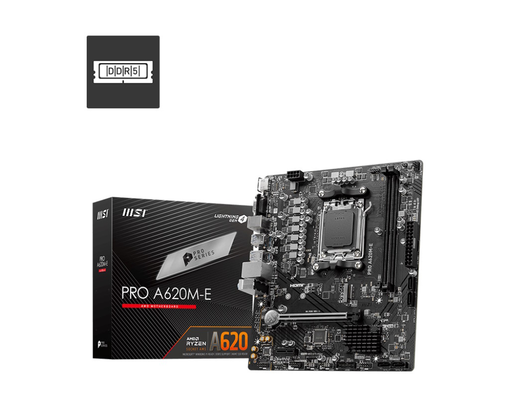 foto del prodotto msi pro a620m e scheda madre amd a620 socket am5 micro atx