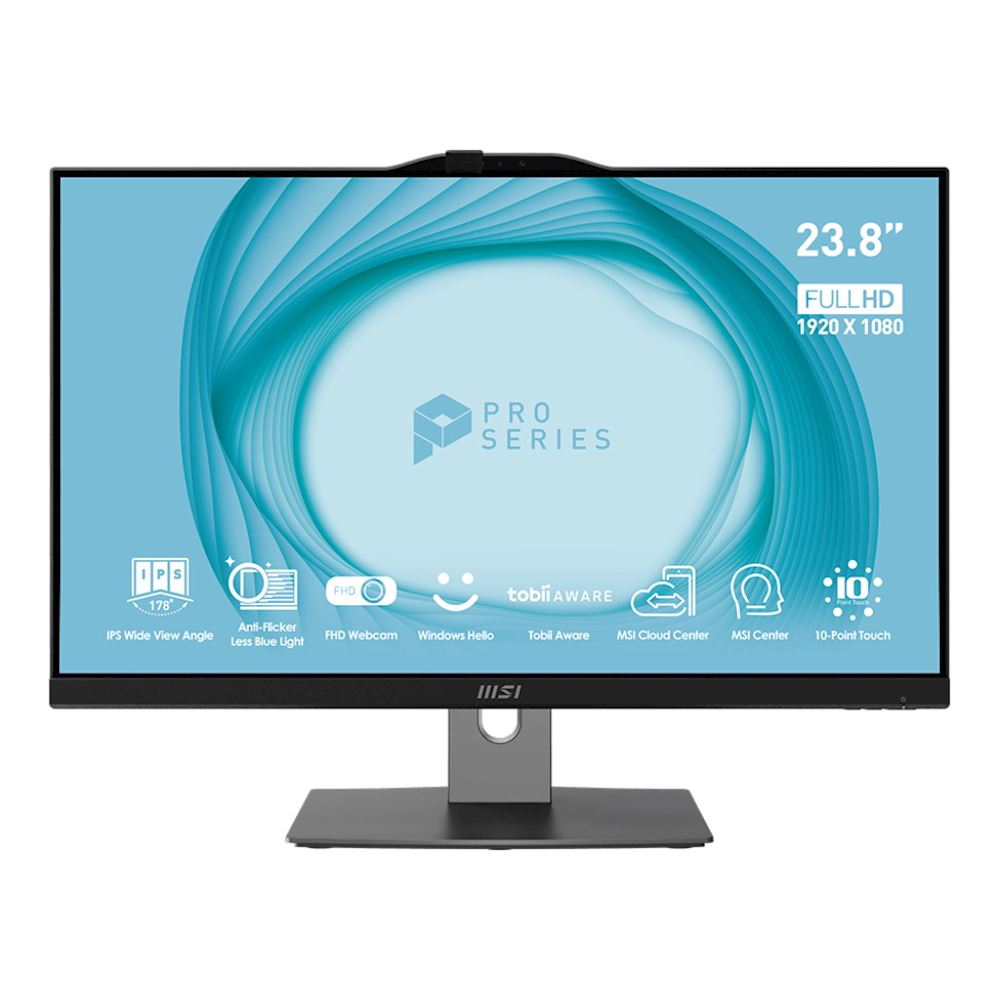 foto del prodotto msi pro ap222t 13m 058it intel core i5 i5 13400 54,6 cm 21.5 1920 x 1080 pixel touch screen pc all in one 8 gb ddr4 sdram 256 gb ssd windows 11 pro nero