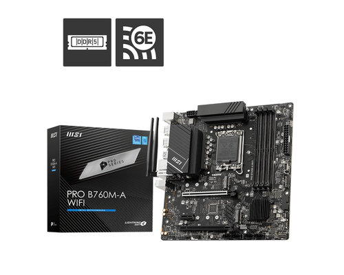 foto del prodotto msi pro b760m a wifi scheda madre intel b760 lga 1700 micro atx