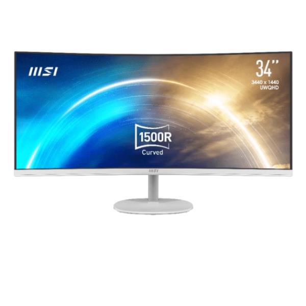 foto del prodotto msi pro mp341cqw monitor pc 86,4 cm 34 3440 x 1440 pixel ultrawide quad hd bianco