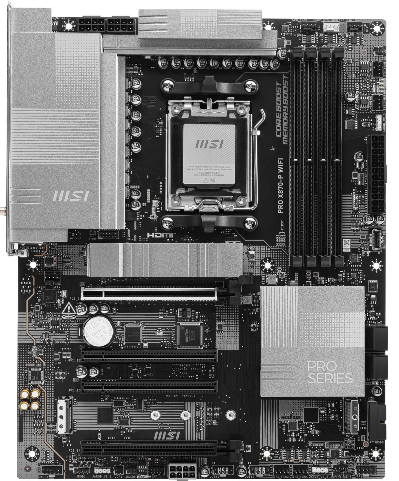 foto del prodotto msi pro x870 p wifi am5 d 
