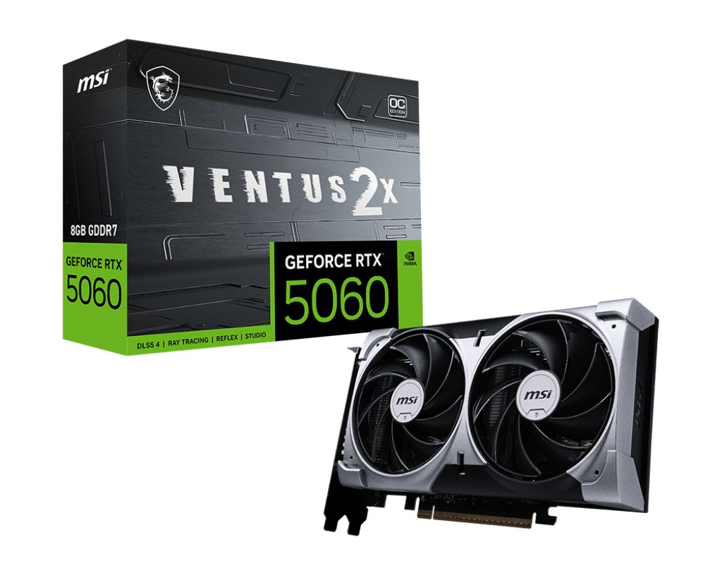 foto del prodotto msi vga rtx 5060 8g ventus 2x oc