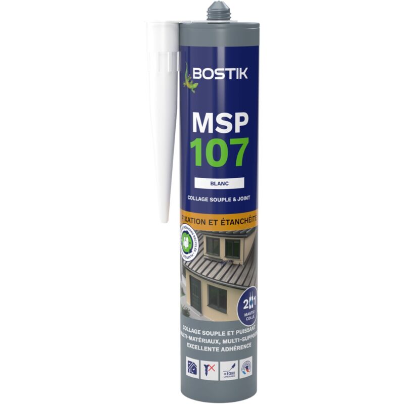 foto del prodotto msp 107 composto di fissaggio grigio 290 ml 30131383 bostik