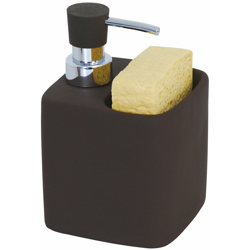 foto del prodotto msv distributore di sapone chocolate in ceramica color cioccolato