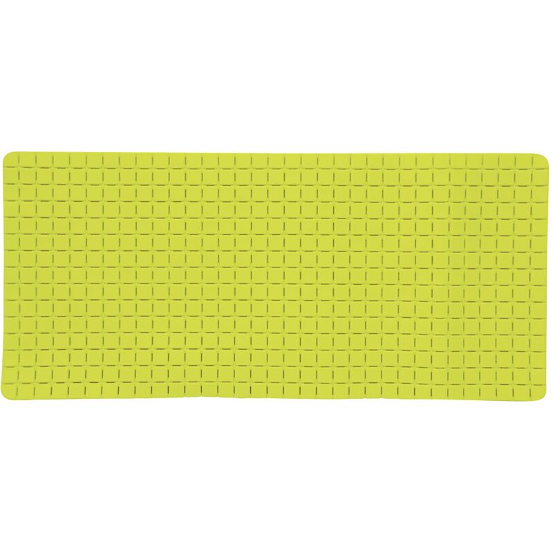 foto del prodotto msv tappetino da bagno antiscivolo in gomma quadro 36x76cm verde