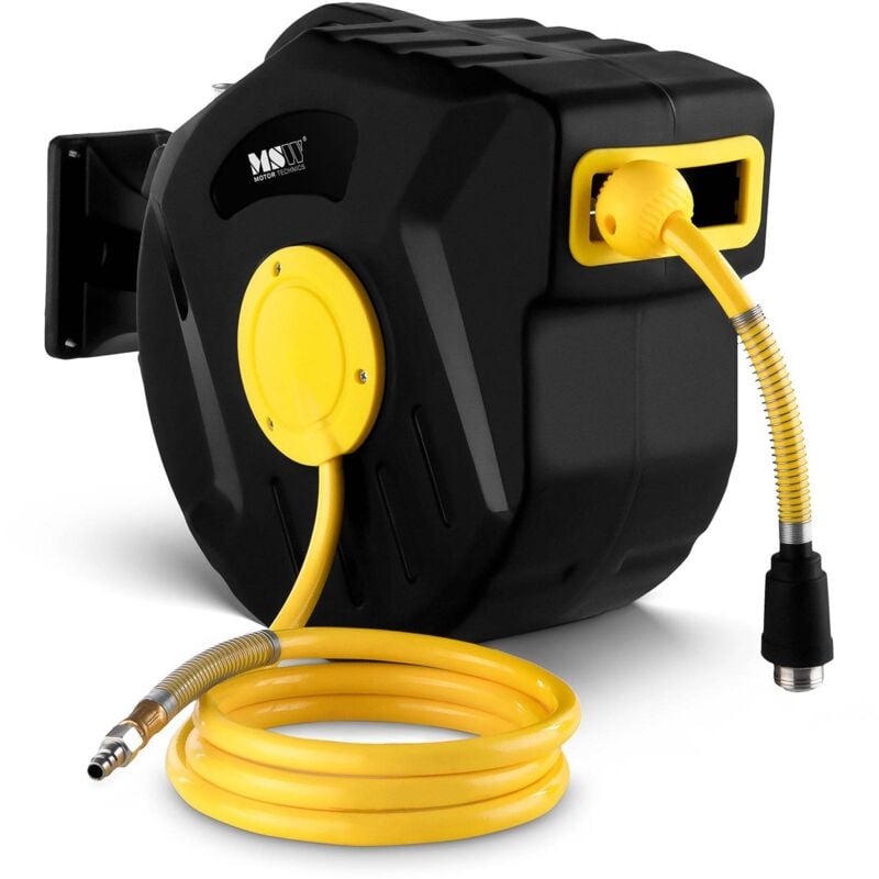 foto del prodotto msw avvolgitubo aria compressa avvolgitore tubi pmatico arrotolatore 15 m 18 bar