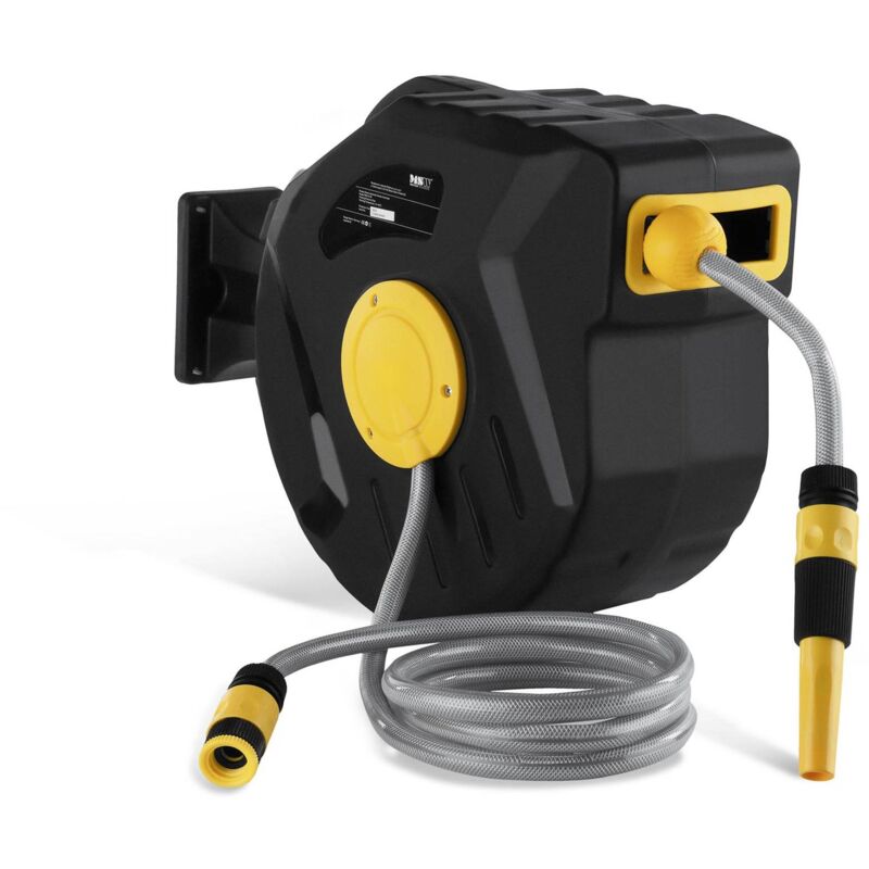 foto del prodotto msw avvolgitubo automatico acqua 20 m polipropilene per giardino 8 bar pvc 20 m