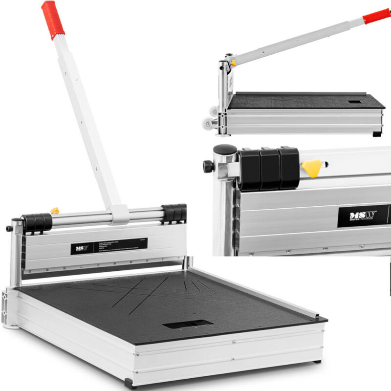 foto del prodotto msw macchina a ghigliottina per il taglio ad angolo di pannelli laminati, larghezza 490 mm, spessore 16 mm