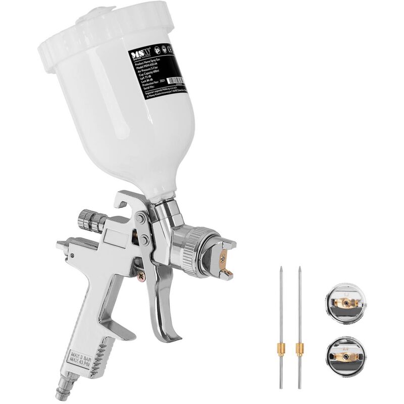 foto del prodotto msw pistola per verniciatura 3,5 5 bar 600 ml