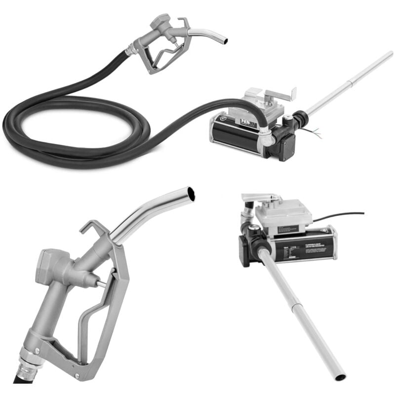 foto del prodotto msw pompa carburante pompa per travaso carburante 230 v 57 l min 370 w
