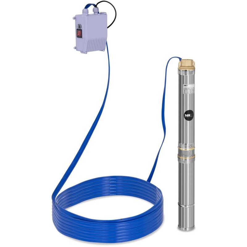 foto del prodotto msw pompa sommersa per pozzo 3800 l h 250 w in acciaio inossidabile 230 v 2850 rpm