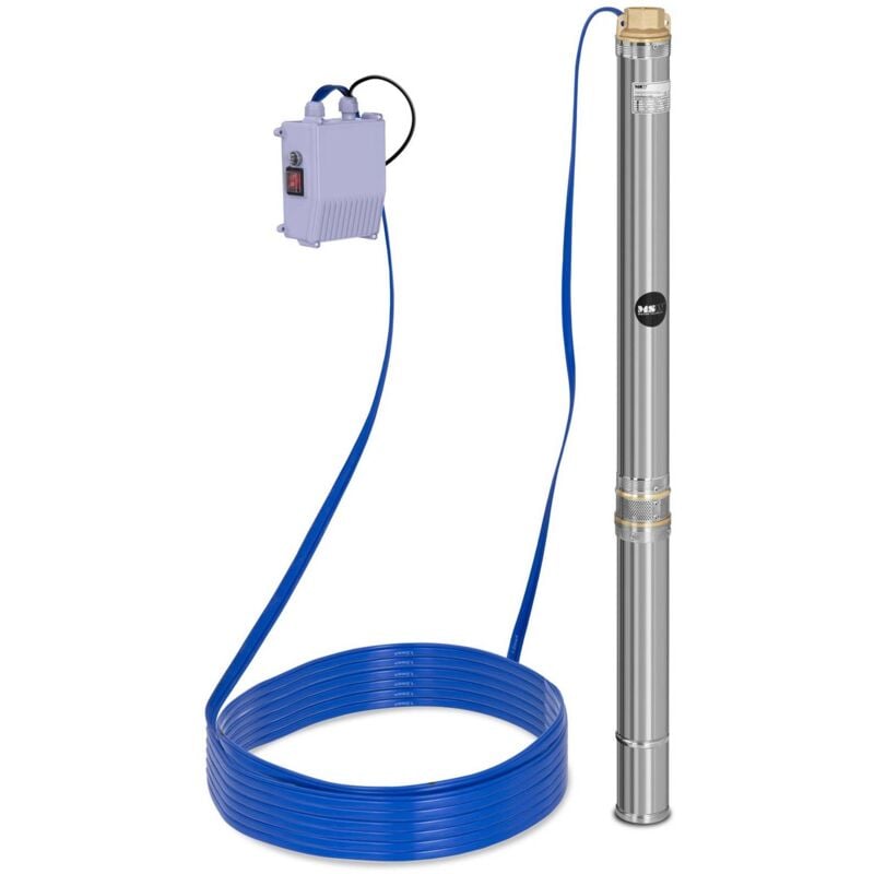 foto del prodotto msw pompa sommersa per pozzo 3800 l h 550 w in acciaio inossidabile 230 v 2850 rpm