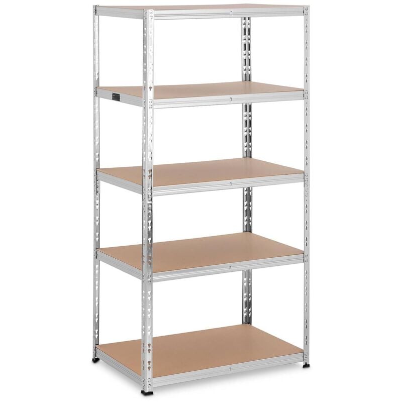 foto del prodotto msw scaffale metallico 90 x 60 x 180 cm 5 x 175 kg grigio