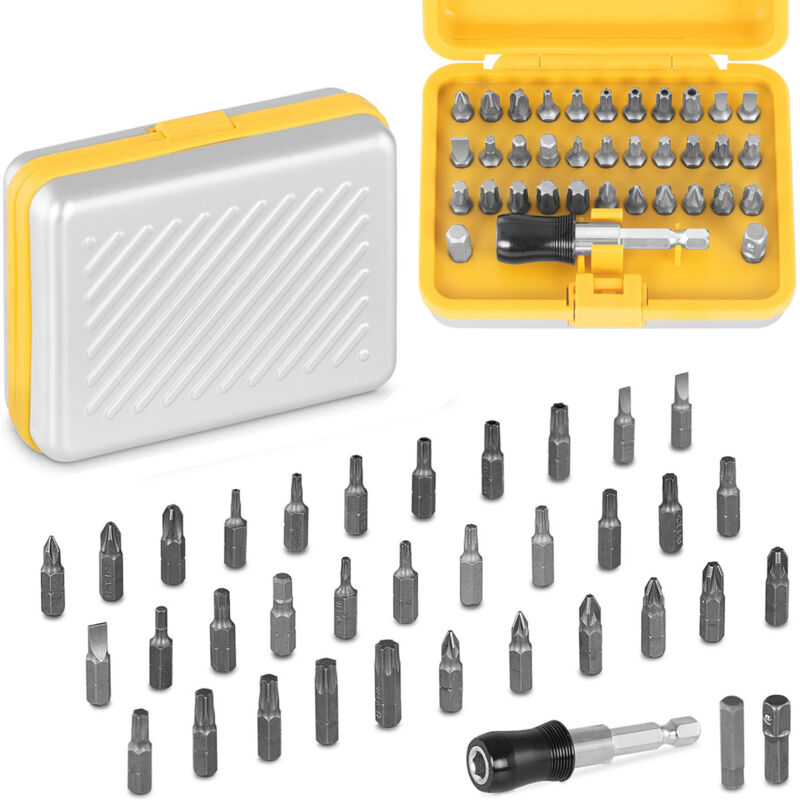foto del prodotto msw - set di punte 34 pezzi punte cacciavite set bit inserti multiuso