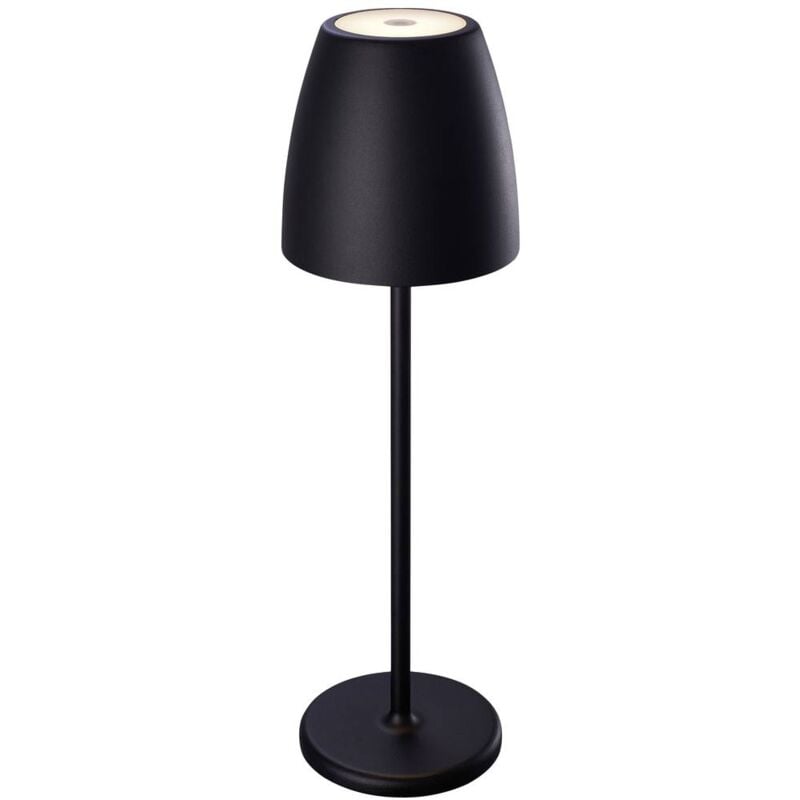 foto del prodotto mt68050 tavola lampada led da tavolo per esterni 2 w bianco caldo nero megatron