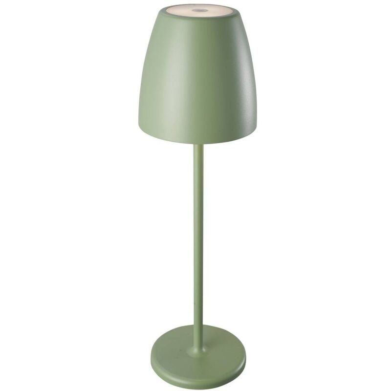 foto del prodotto mt68052 tavola lampada led da tavolo per esterni 2 w bianco caldo verde salvia megatron