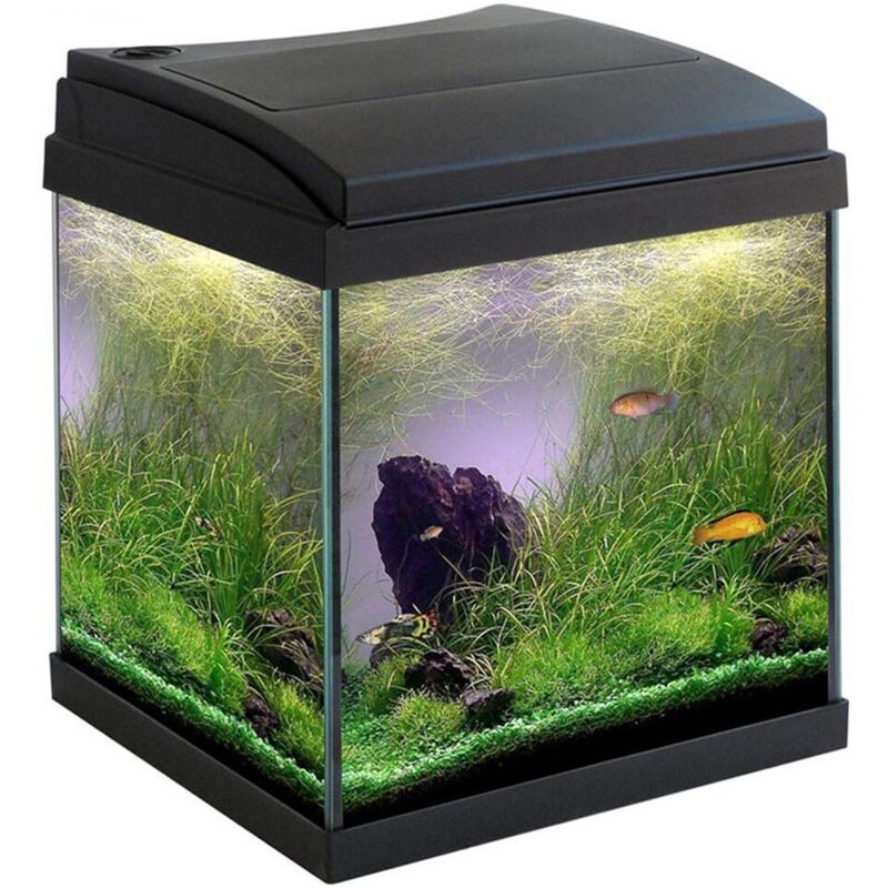 foto del prodotto mtb milo 30 cubik ledline acquario 24l cm30x29x36h colore nero