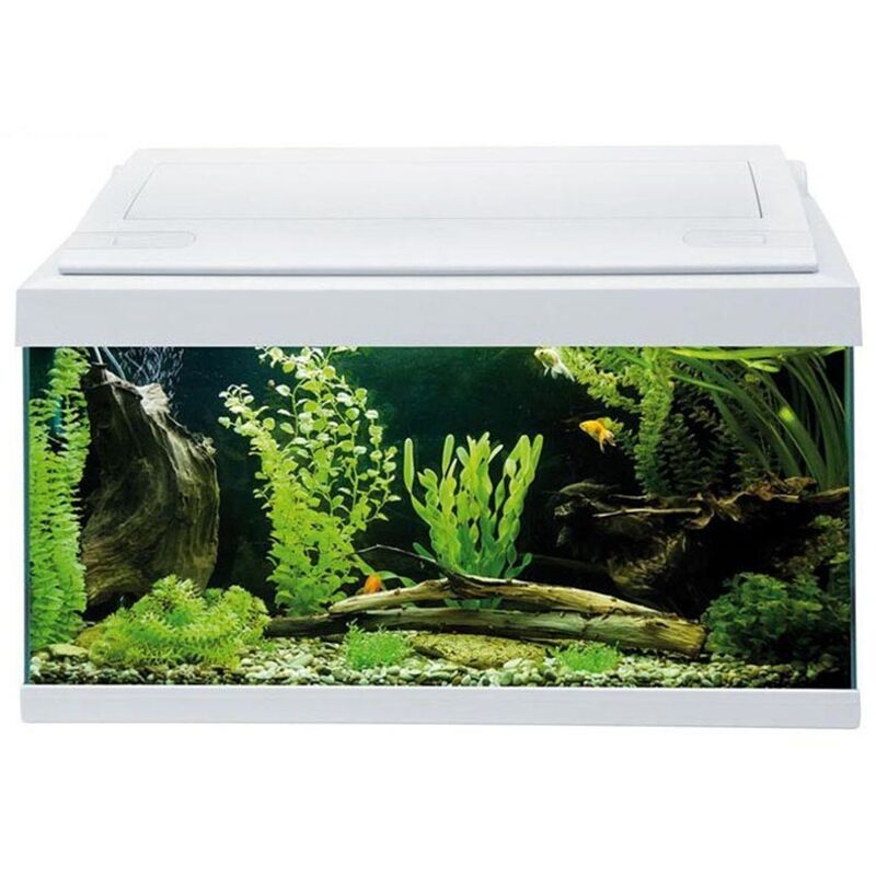 foto del prodotto mtb milo 60 ledline acquario 57l cm60x30x40h colore bianco