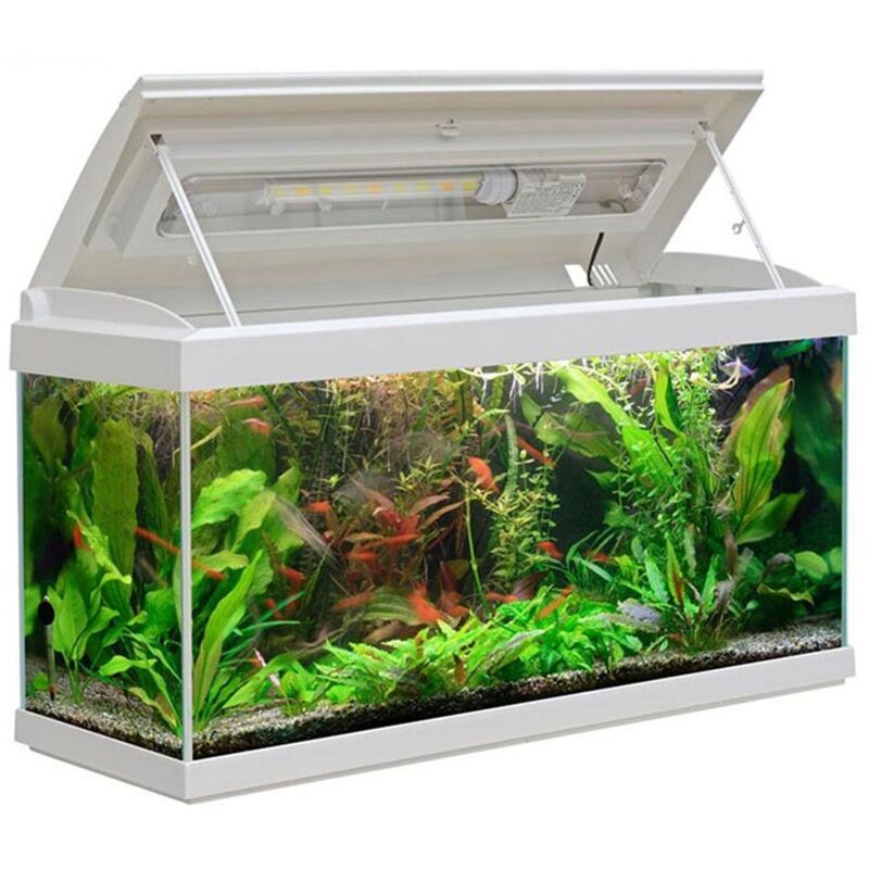 foto del prodotto mtb milo 80 ledline acquario 93l cm80,5x30,7x47h colore bianco