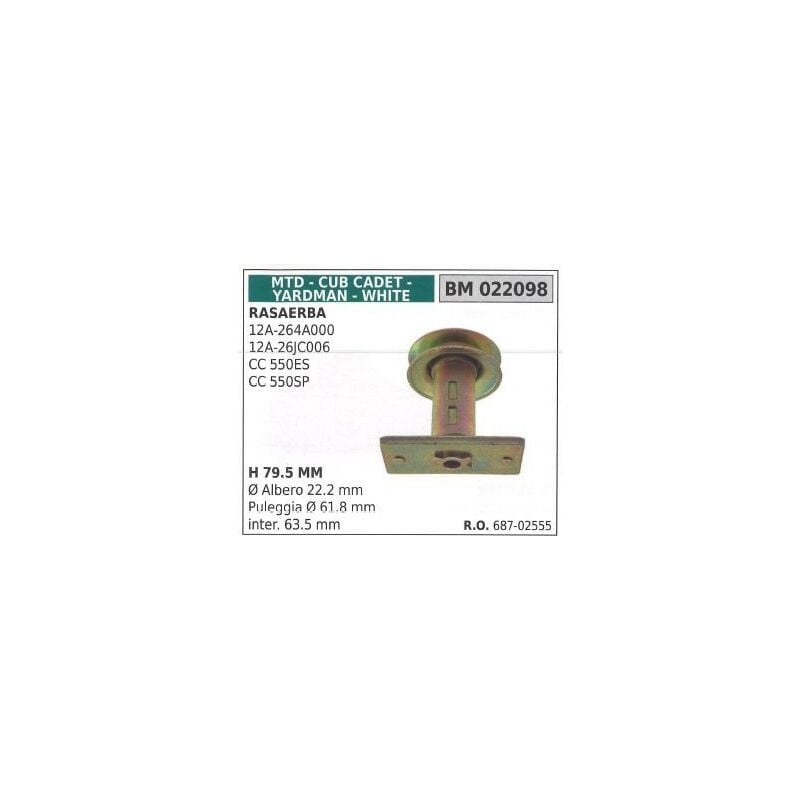 foto del prodotto mtd supporto mozzo portalama rasaerba tagliaerba 12a 264a000 022098