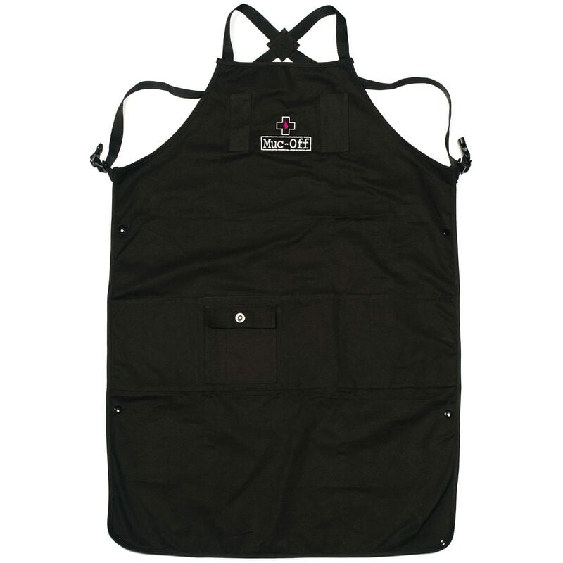 foto del prodotto muc off workshop apron grembiule donna grembiule uomo, lunghezza regolabile con tasca frontale grembiule da lavoro perfetto per la cura della bici