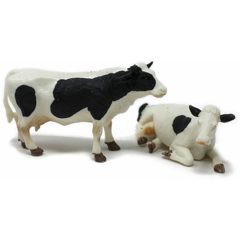 foto del prodotto mucche per presepe 2 pz assortiti h 7 cm 86293