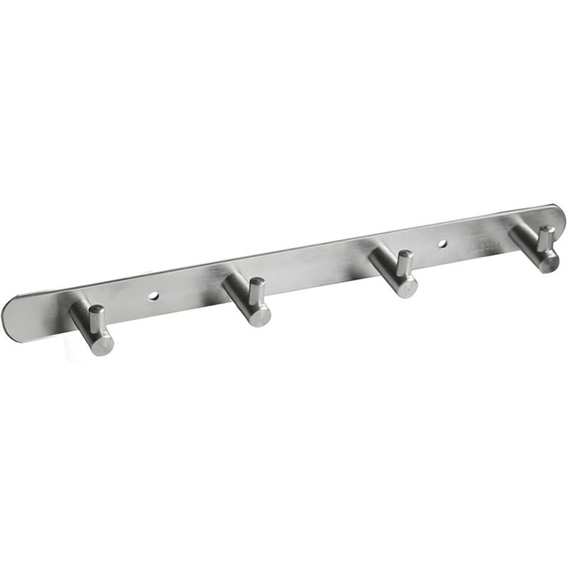 foto del prodotto mucola armadio 4 ganci parete appendiabiti gancio a nastro armadio in acciaio inox