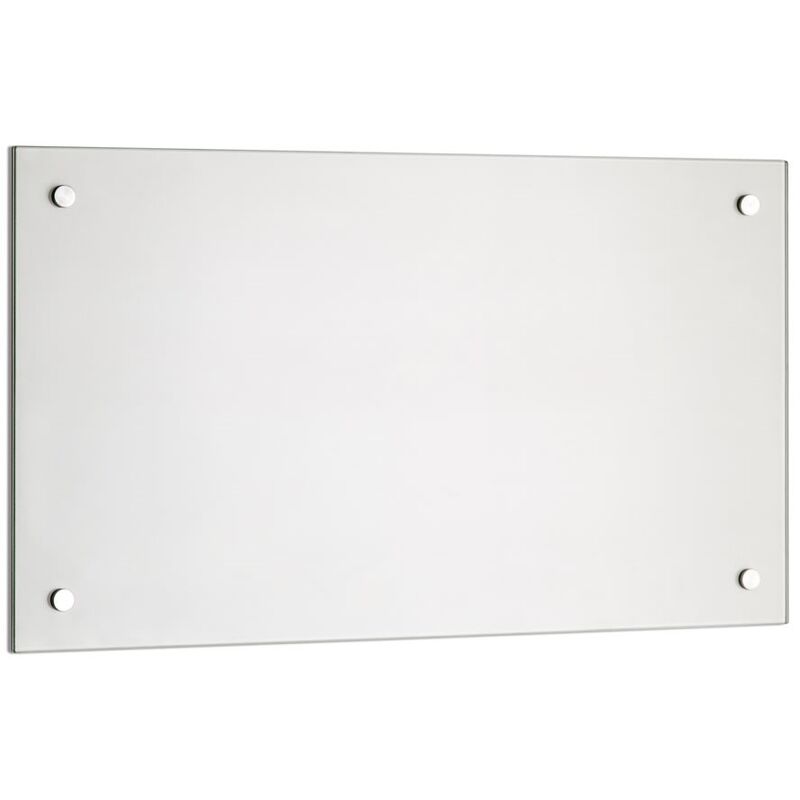 foto del prodotto mucola parete posteriore della cucina paraspruzzi specchio paraspruzzi per cucina vetro di protezione da parete 6mm esg trasparente 70x40cm