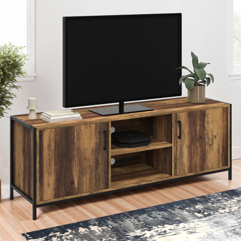 foto del prodotto mueble de tv hawkins 140 cm 2 puertas dise o industrial