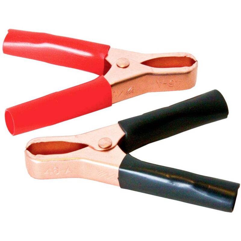 foto del prodotto mueller electric 010032 kit morsetti a coccodrillo rosso, nero 1 kit