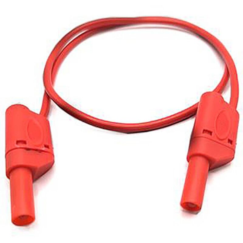 foto del prodotto mueller electric 22.421 1m 2 cavo di misura spina a banana 4 mm spina a banana 4 mm 1 m rosso 1 pz.