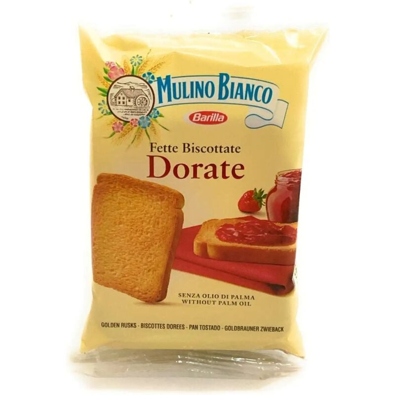 foto del prodotto mulino bianco fette biscottate dorate 100pz bifette monodose 1700g per hotel