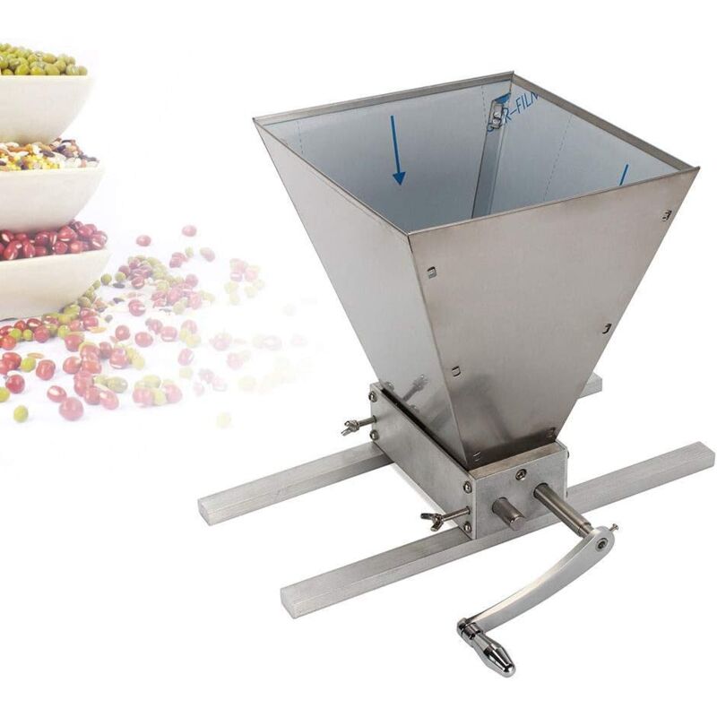 foto del prodotto mulino per cereali mulino per malto regolabile birraio per uso domestico mulino