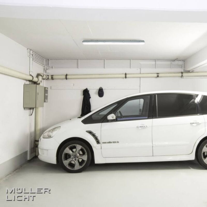 foto del prodotto muller licht m ller licht aqua promo plafoniera led impermeabile led monocolore g13 24 w bianco neutro grigio