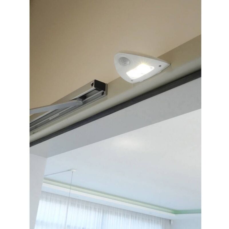 foto del prodotto muller licht m ller licht navalux 27700033 luce notturna led con sensore di movimento triangolare led monocolore bianco neutro bia
