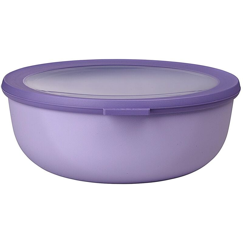 foto del prodotto multi bowl cirqula round contenitori plastica con coperchio adatto come contenitore ermetico per frigo, microonde, congelatore e piatti da