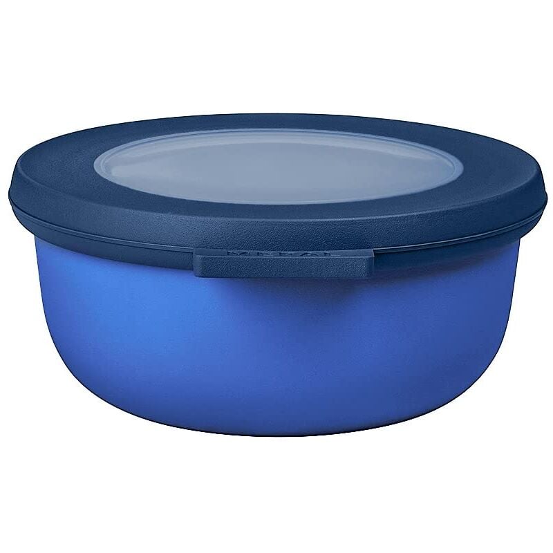 foto del prodotto multi bowl cirqula round contenitori plastica con coperchio adatto come contenitore ermetico per frigo, microonde, congelatore e piatti da